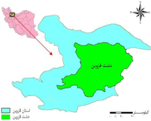 موقعیت جغرافیایی استان قزوین و دشت قزوین